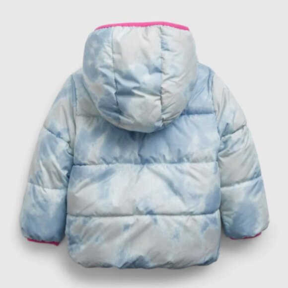 Gap Toddler Reversible ColdControl Max Sherpa Puffer Jacket - 3Y - Picture 6 of 6